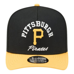 Pittsburgh Pirates Arched A-Frame 9FIFTY Adjustable Hat Black/Gold | New Era