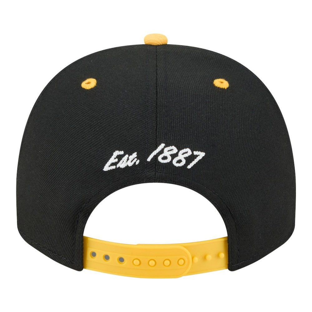 Pittsburgh Pirates Arched A-Frame 9FIFTY Adjustable Hat Black/Gold | New Era