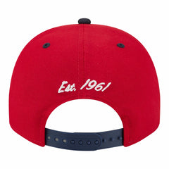 Los Angeles Angels Arched A-Frame 9FIFTY Adjustable Hat Red/Navy | New Era