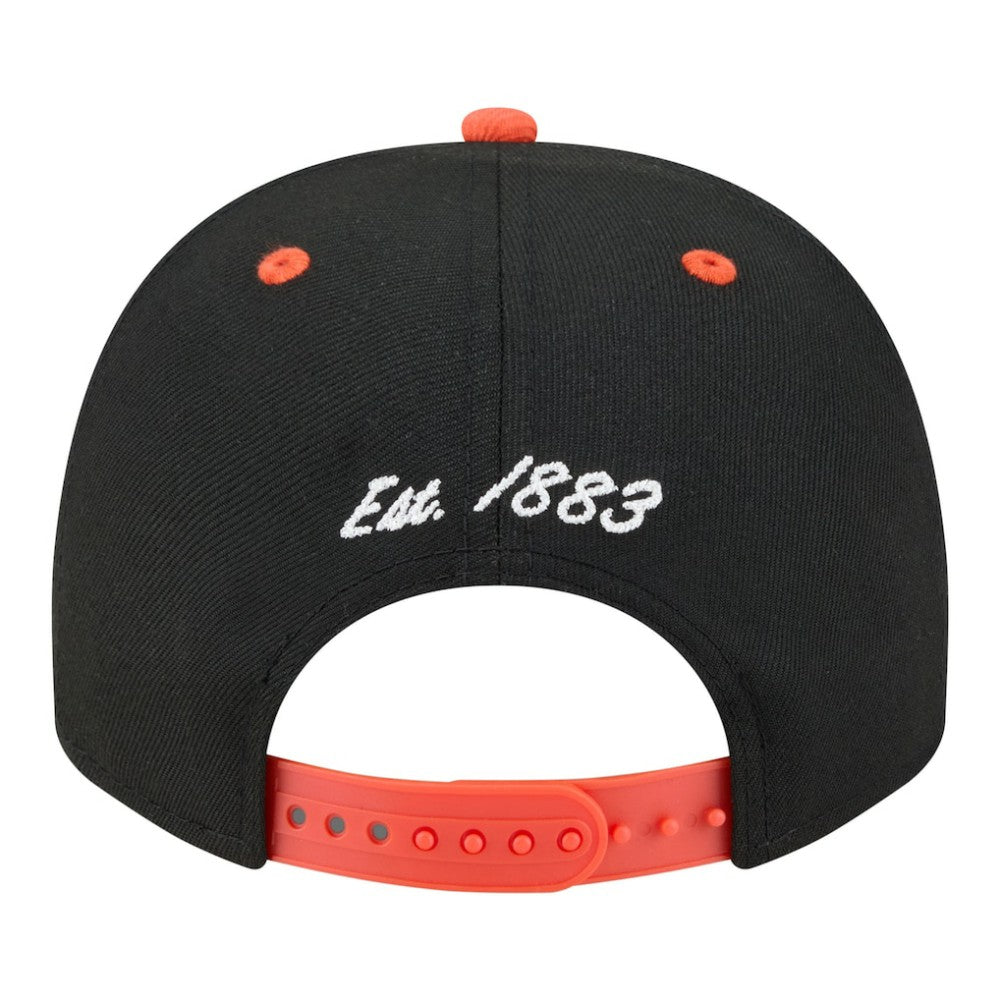 San Francisco Giants Arched A-Frame 9FIFTY Adjustable Hat Black/Orange | New Era