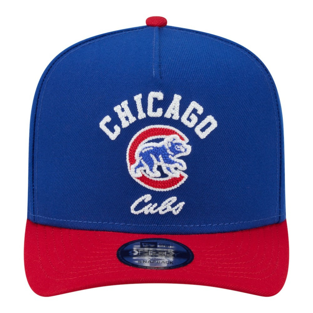 Chicago Cubs Arched A-Frame 9FIFTY Adjustable Hat Royal/Red | New Era