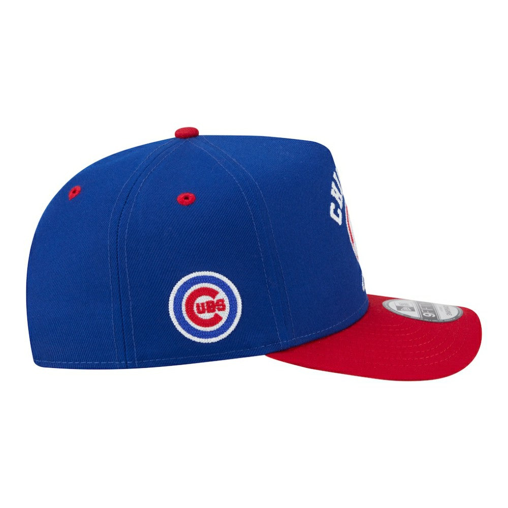 Chicago Cubs Arched A-Frame 9FIFTY Adjustable Hat Royal/Red | New Era