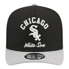 Chicago White Sox Arched A-Frame 9FIFTY Adjustable Hat Black | New Era