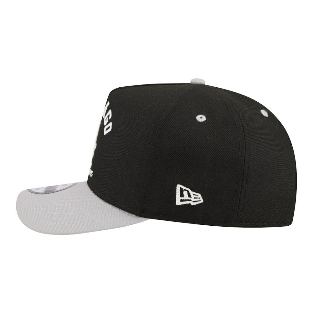 Chicago White Sox Arched A-Frame 9FIFTY Adjustable Hat Black | New Era