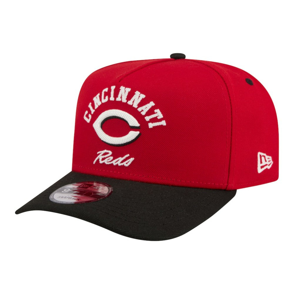 Cincinnati Reds Arched A-Frame 9FIFTY Adjustable Hat Red | New Era