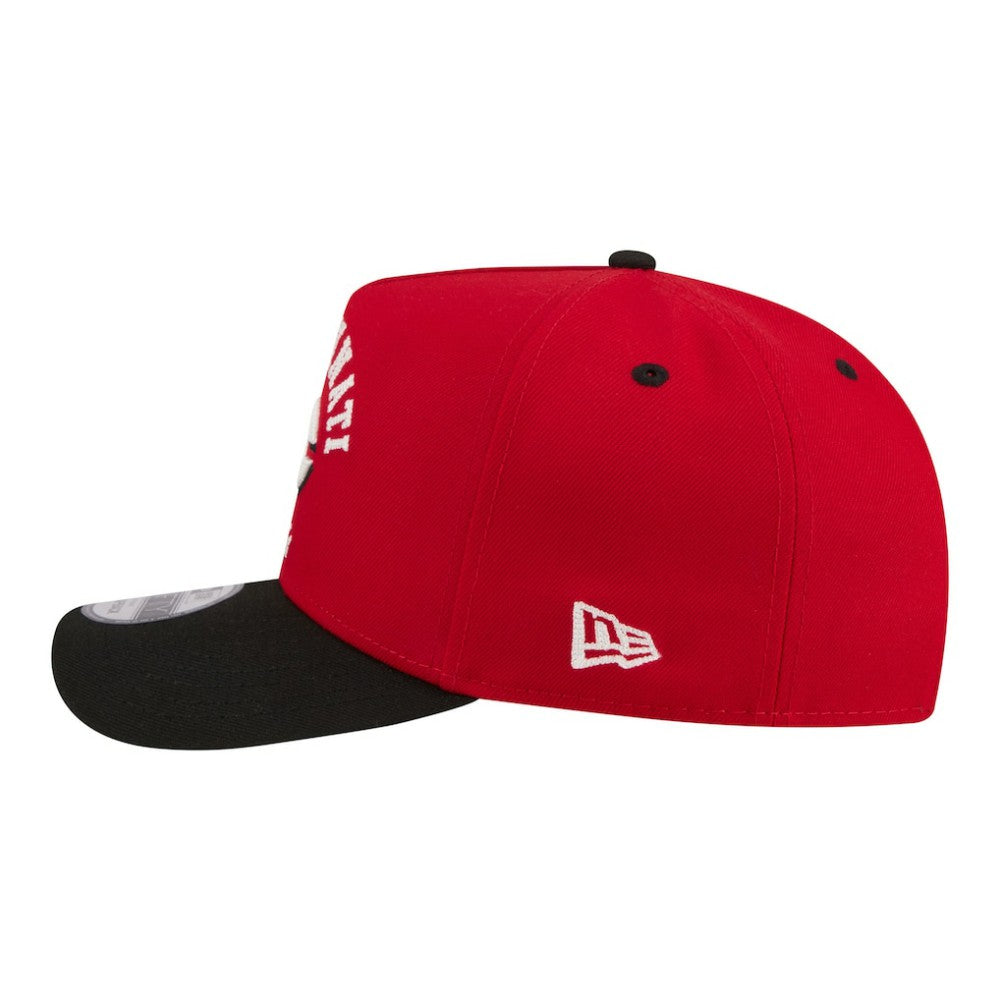 Cincinnati Reds Arched A-Frame 9FIFTY Adjustable Hat Red | New Era