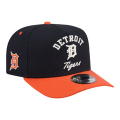 Detroit Tigers Arched A-Frame 9FIFTY Adjustable Hat Navy/Orange | New Era