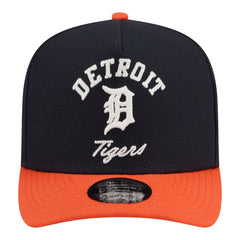 Detroit Tigers Arched A-Frame 9FIFTY Adjustable Hat Navy/Orange | New Era