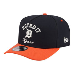 Detroit Tigers Arched A-Frame 9FIFTY Adjustable Hat Navy/Orange | New Era
