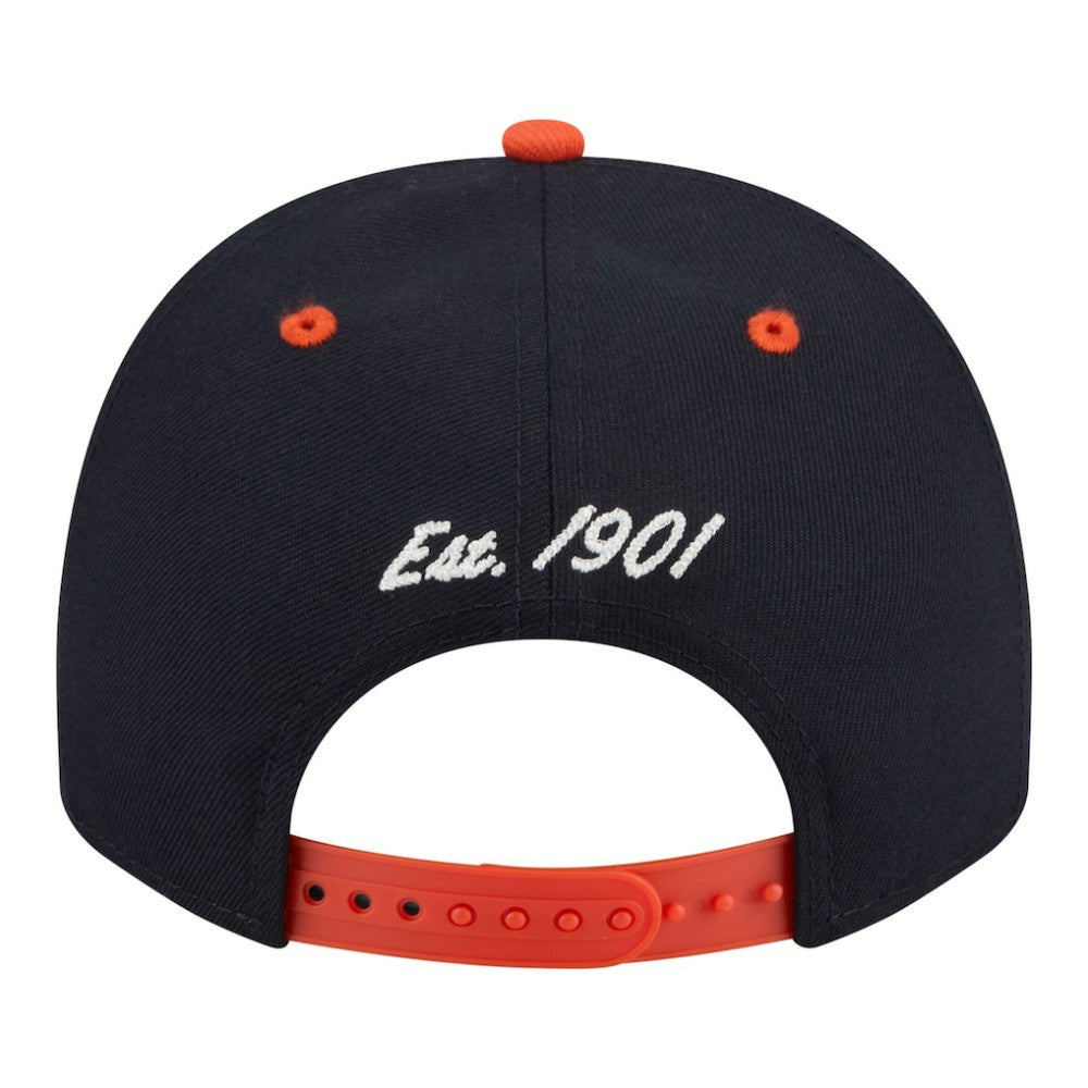 Detroit Tigers Arched A-Frame 9FIFTY Adjustable Hat Navy/Orange | New Era