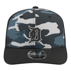 Detroit Tigers Tonal Camo 9SEVENTY Stretch-Snap Hat Black | New Era