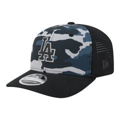 Los Angeles Dodgers Tonal Camo 9SEVENTY Stretch-Snap Hat Black | New Era