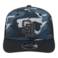 San Diego Padres Tonal Camo 9SEVENTY Stretch-Snap Hat Black | New Era