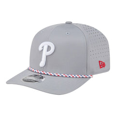 Philadelphia Phillies Sport Rope 9SEVENTY Adjustable Hat Gray | New Era