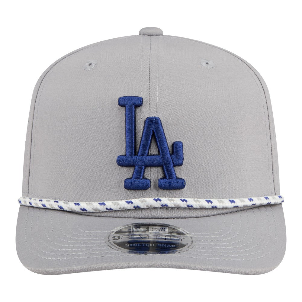 Los Angeles Dodgers Sport Rope 9SEVENTY Adjustable Hat Gray | New Era