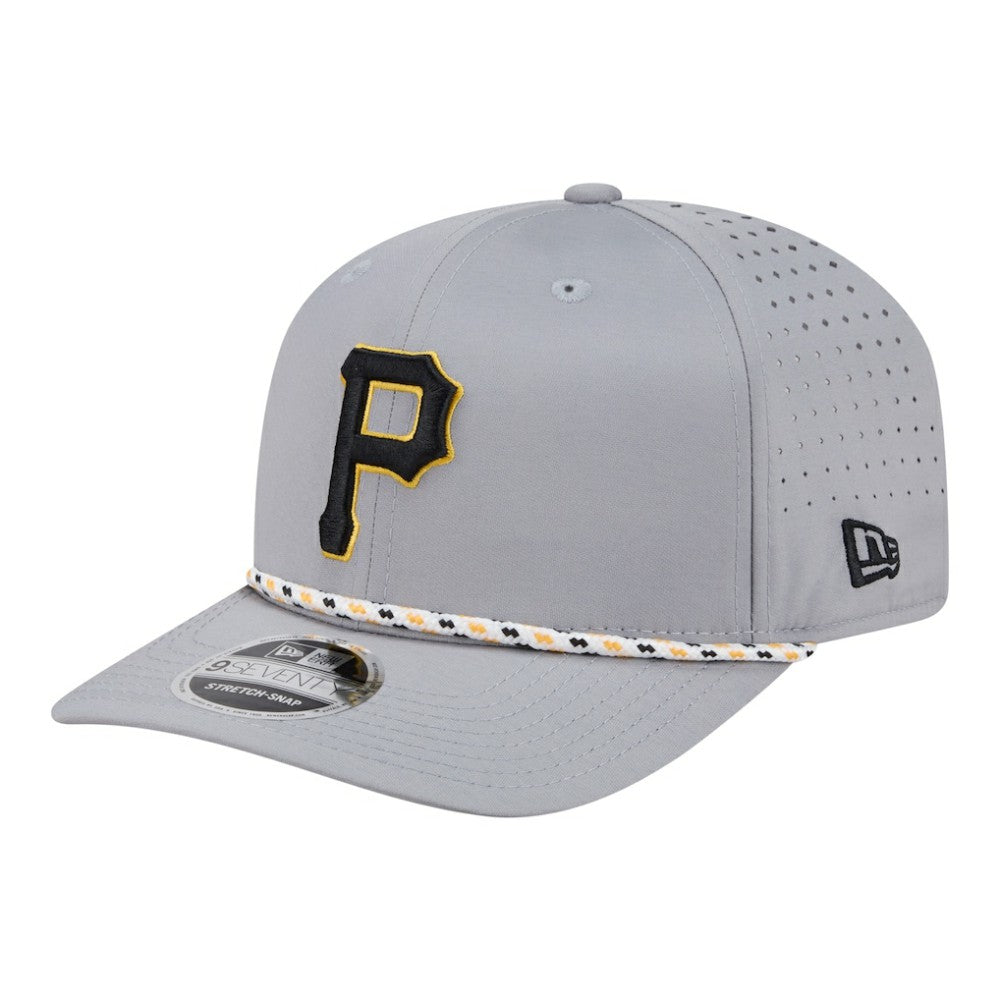 Pittsburgh Pirates Sport Rope 9SEVENTY Adjustable Hat Gray | New Era