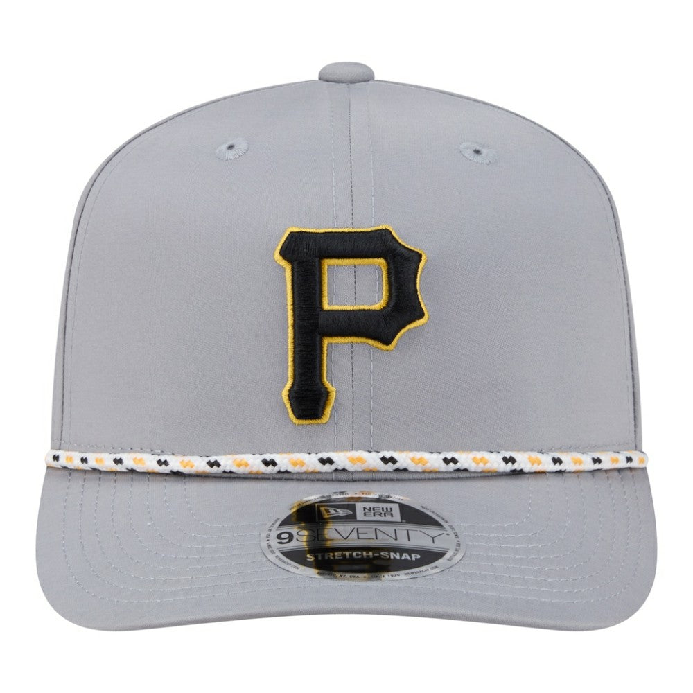 Pittsburgh Pirates Sport Rope 9SEVENTY Adjustable Hat Gray | New Era