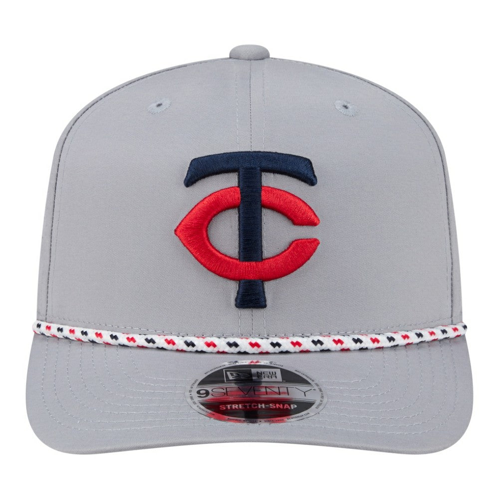 Minnesota Twins Sport Rope 9SEVENTY Adjustable Hat Gray | New Era