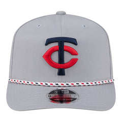 Minnesota Twins Sport Rope 9SEVENTY Adjustable Hat Gray | New Era