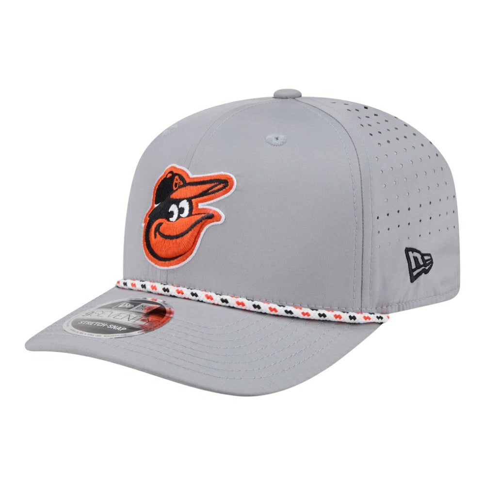 Baltimore Orioles Sport Rope 9SEVENTY Adjustable Hat Gray | New Era