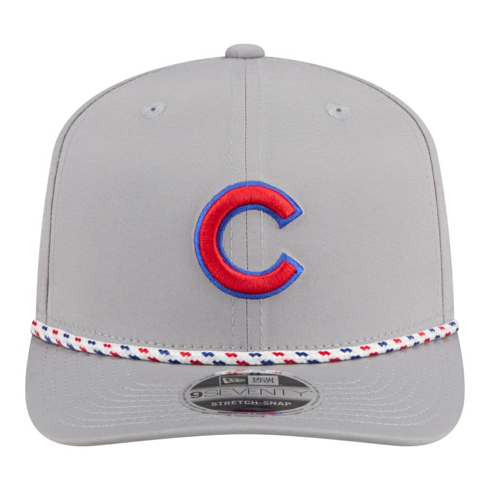 Chicago Cubs Sport Rope 9SEVENTY Adjustable Hat Gray | New Era