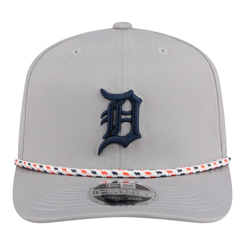 Detroit Tigers Sport Rope 9SEVENTY Adjustable Hat Gray | New Era