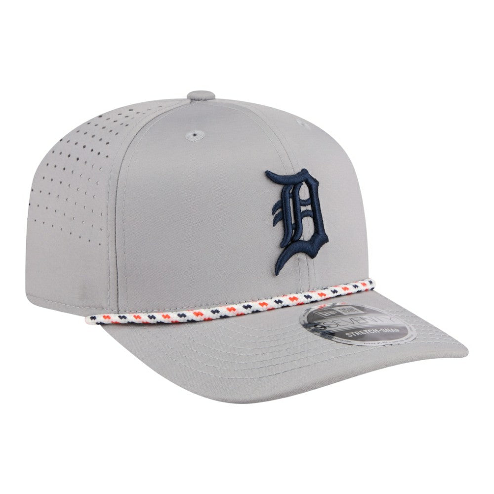 Detroit Tigers Sport Rope 9SEVENTY Adjustable Hat Gray | New Era