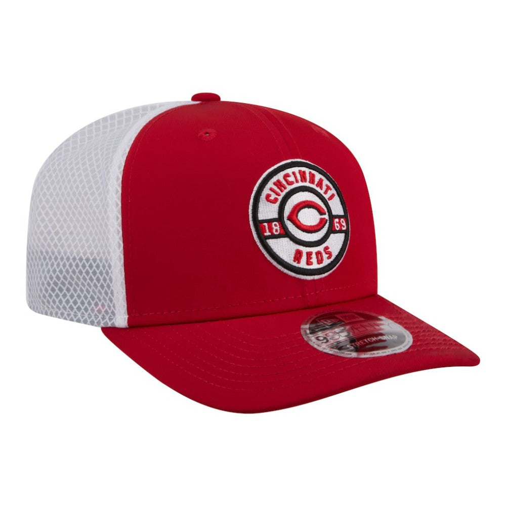 Cincinnati Reds Active 9SEVENTY Adjustable Trucker Hat Red | New Era