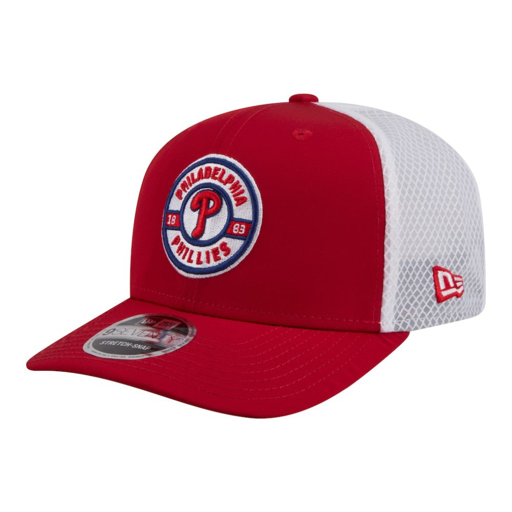 Philadelphia Phillies Active 9SEVENTY Adjustable Trucker Hat Red | New Era
