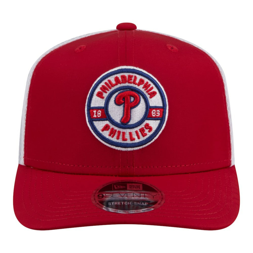 Philadelphia Phillies Active 9SEVENTY Adjustable Trucker Hat Red | New Era