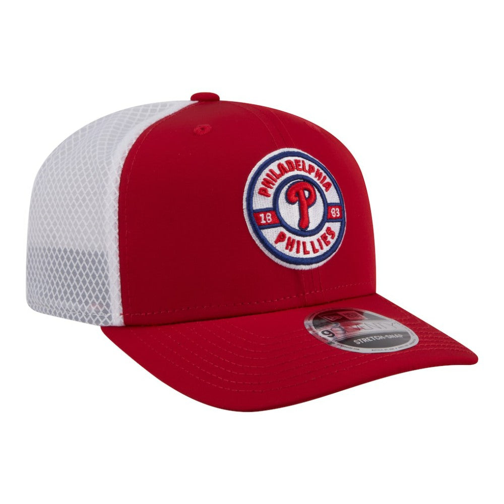 Philadelphia Phillies Active 9SEVENTY Adjustable Trucker Hat Red | New Era