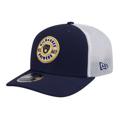 Milwaukee Brewers Active 9SEVENTY Adjustable Trucker Hat Navy | New Era