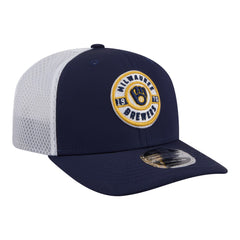 Milwaukee Brewers Active 9SEVENTY Adjustable Trucker Hat Navy | New Era