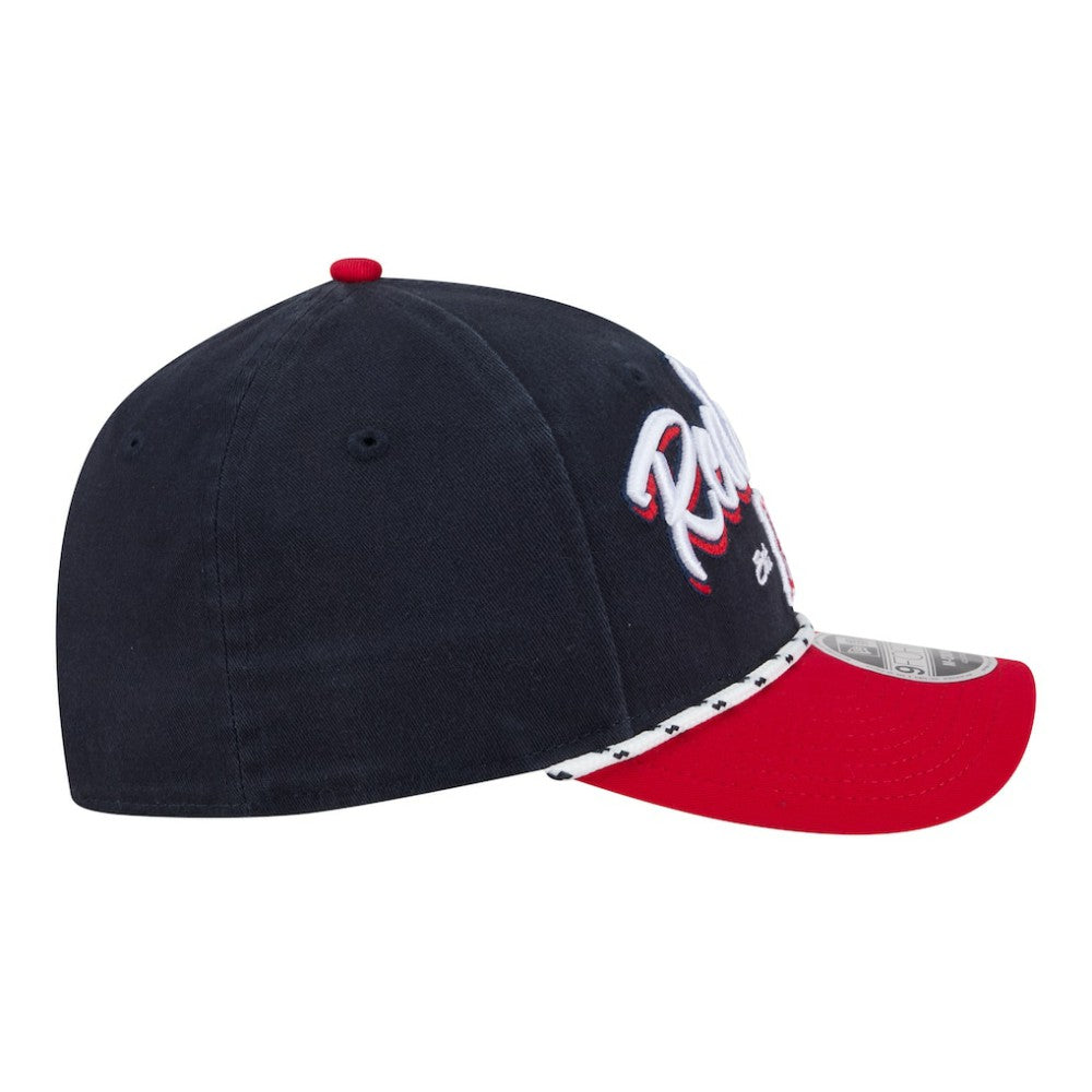 Boston Red Sox Team Loyal 9FORTY M-Crown Adjustable Hat Navy/Red | New Era