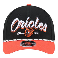 Baltimore Orioles Team Loyal 9FORTY M-Crown Adjustable Hat Black/Orange | New Era