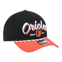 Baltimore Orioles Team Loyal 9FORTY M-Crown Adjustable Hat Black/Orange | New Era