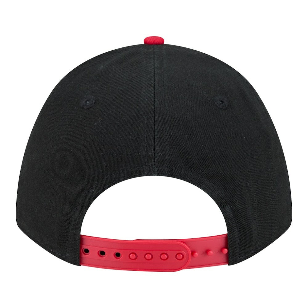 Cincinnati Reds Team Loyal 9FORTY M-Crown Adjustable Hat Black/Red | New Era