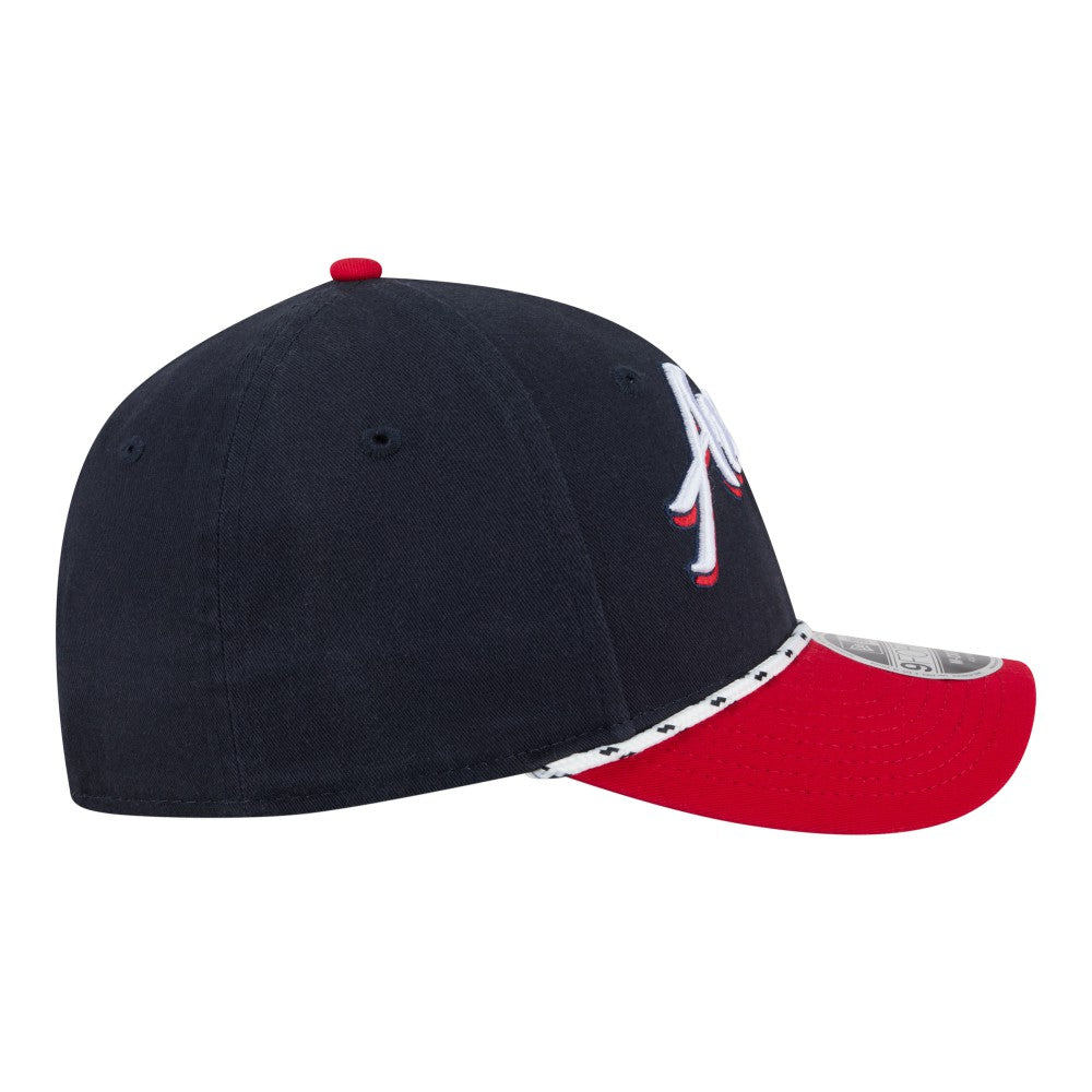 Los Angeles Angels Team Loyal 9FORTY M-Crown Adjustable Hat Navy/Red | New Era