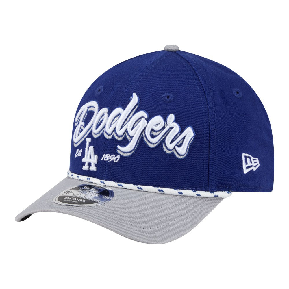 Los Angeles Dodgers Team Loyal 9FORTY M-Crown Adjustable Hat Royal/Gray | New Era