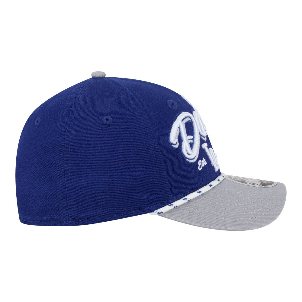 Los Angeles Dodgers Team Loyal 9FORTY M-Crown Adjustable Hat Royal/Gray | New Era