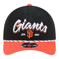 San Francisco Giants Team Loyal 9FORTY M-Crown Adjustable Hat Black/Orange | New Era