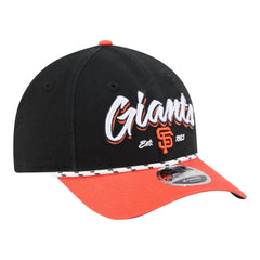 San Francisco Giants Team Loyal 9FORTY M-Crown Adjustable Hat Black/Orange | New Era