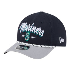 Seattle Mariners Team Loyal 9FORTY M-Crown Adjustable Hat Navy/Gray | New Era