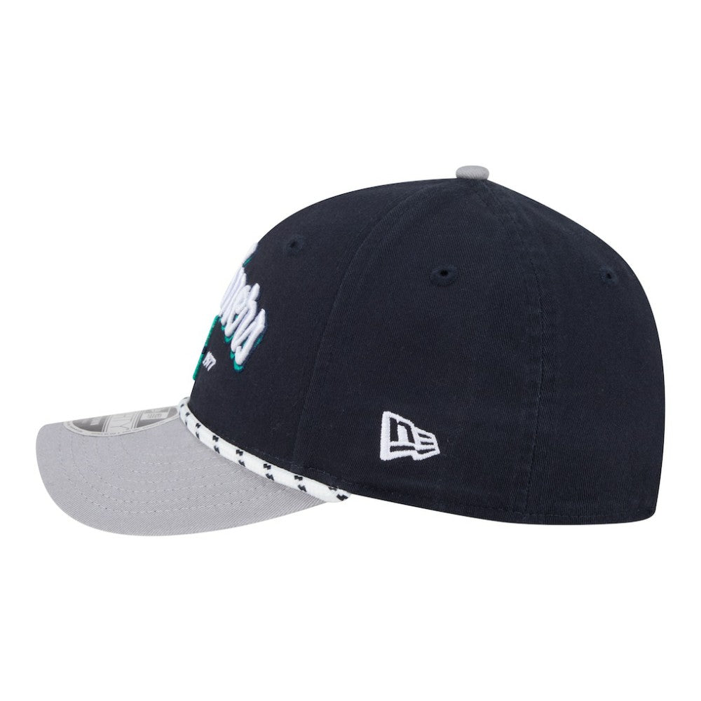 Seattle Mariners Team Loyal 9FORTY M-Crown Adjustable Hat Navy/Gray | New Era