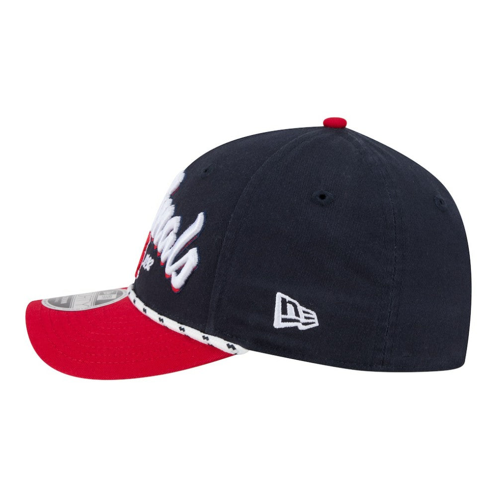 St. Louis Cardinals Team Loyal 9FORTY M-Crown Adjustable Hat Navy/Red | New Era