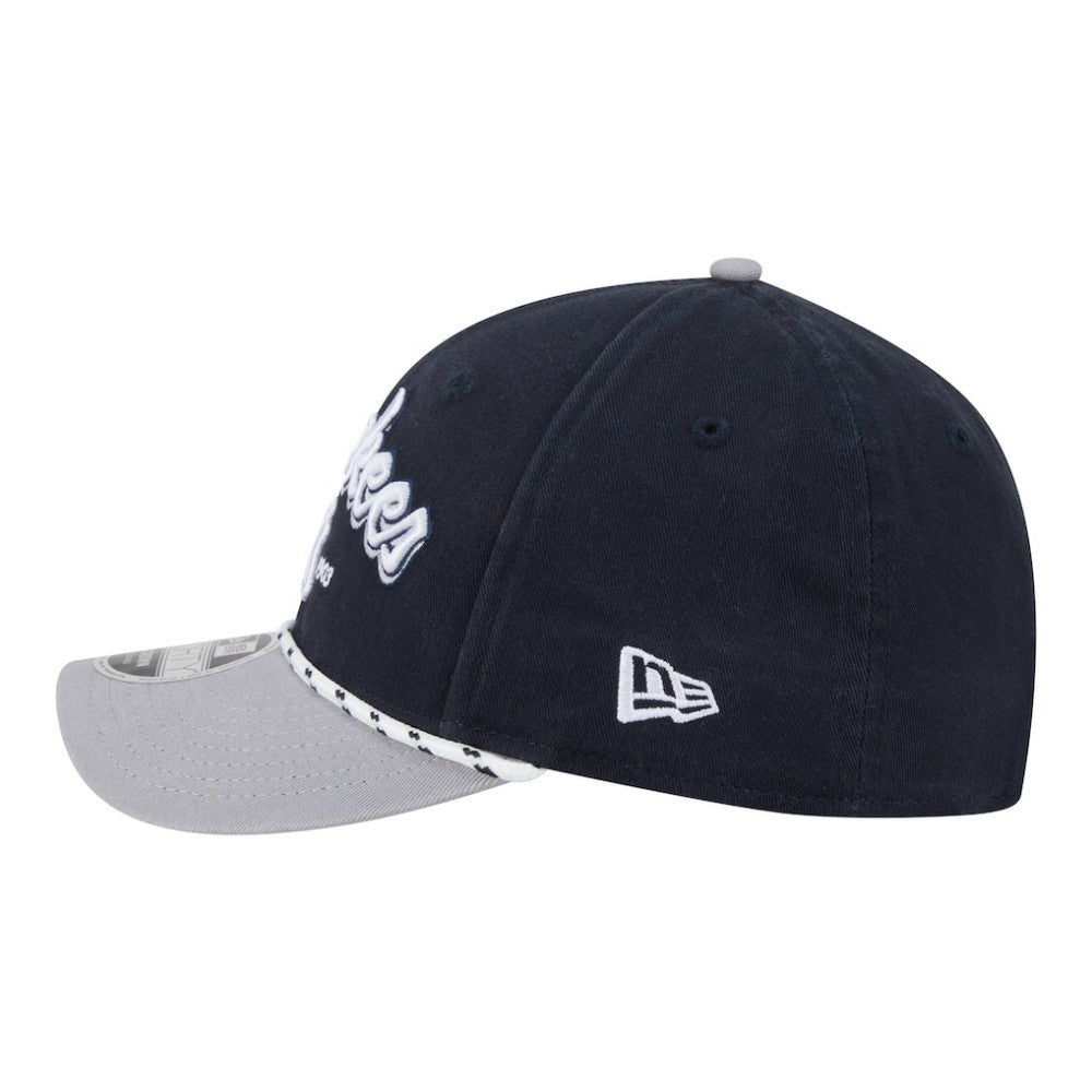 New York Yankees Team Loyal 9FORTY M-Crown Adjustable Hat Navy/Gray | New Era