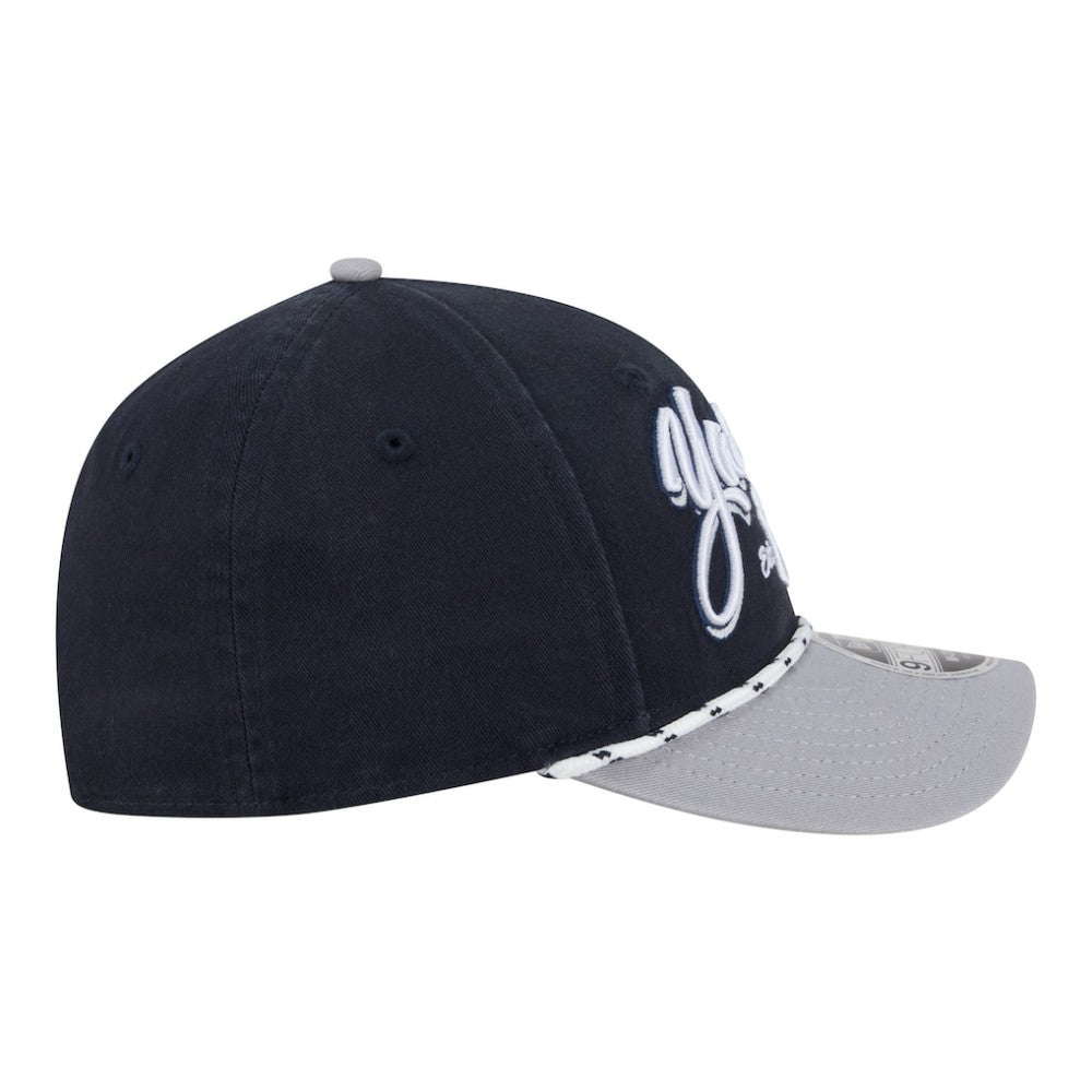New York Yankees Team Loyal 9FORTY M-Crown Adjustable Hat Navy/Gray | New Era