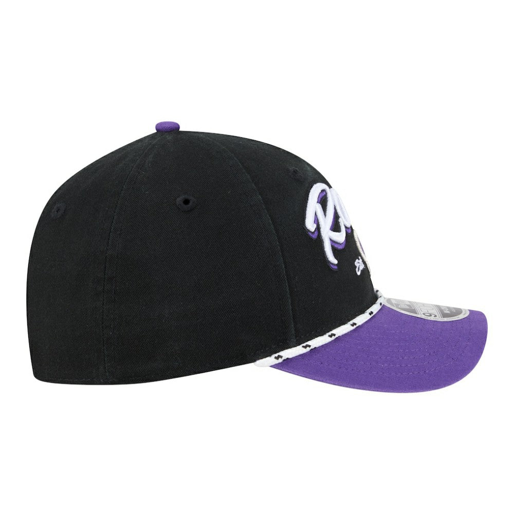 Colorado Rockies Team Loyal 9FORTY M-Crown Adjustable Hat Black/Purple | New Era