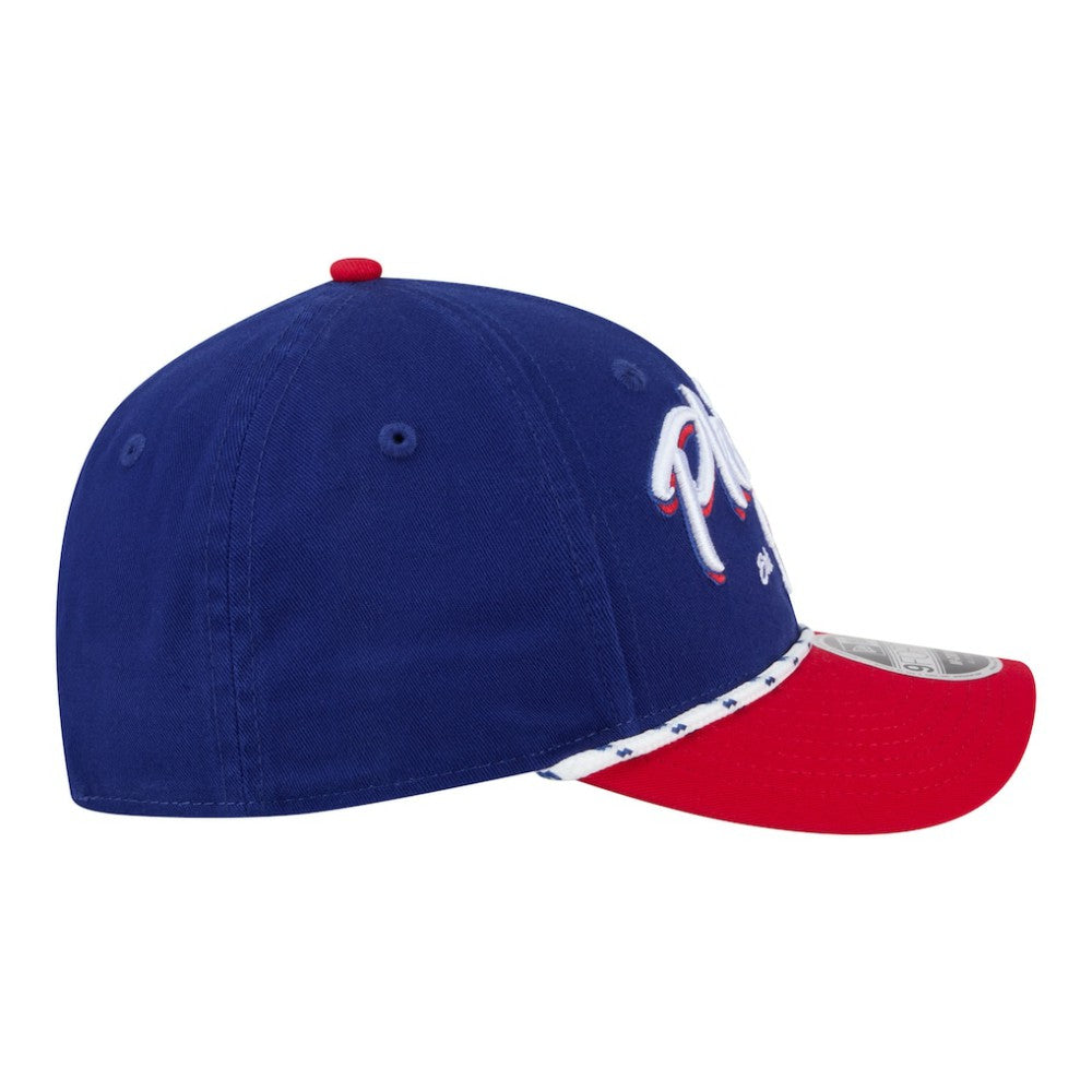 Philadelphia Phillies Team Loyal 9FORTY M-Crown Adjustable Hat Royal/Red | New Era