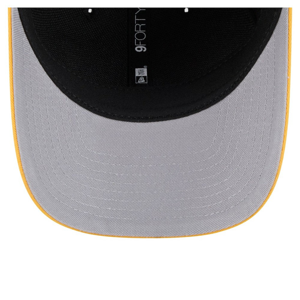 Pittsburgh Pirates Team Loyal 9FORTY M-Crown Adjustable Hat Black/Gold | New Era